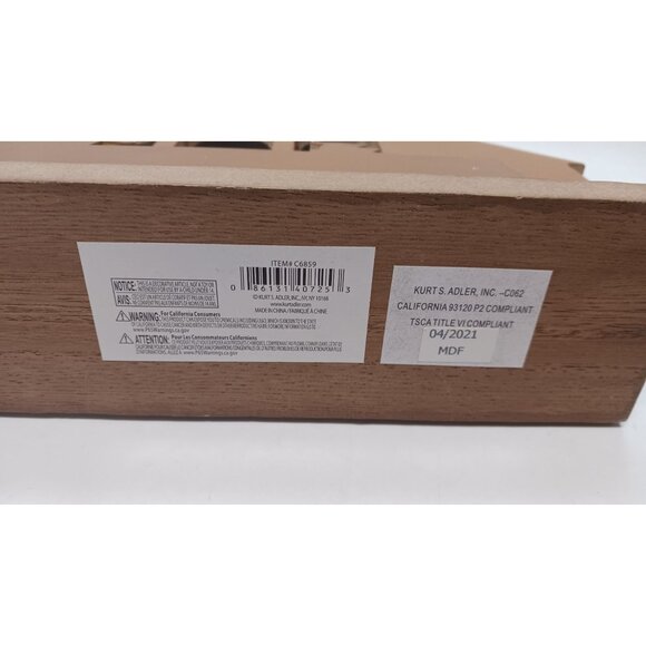 Rare Kurt Adler Dimensional Wooden Nativity Set NEW - Picture 4 of 4